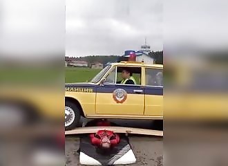 Cette cascade aurait pu tourner au drame !