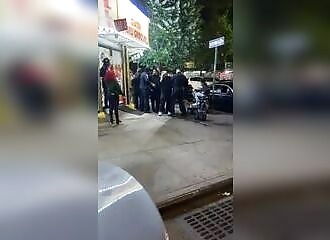 Tense arrest in New York