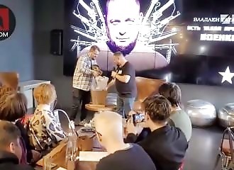 Video of pro-Russian blogger bombed (Warning - shocking)