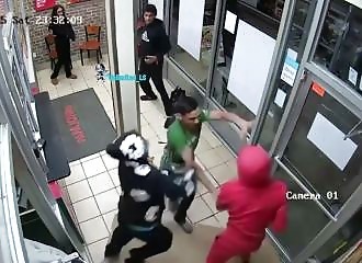 Employee attacked over two pizzas