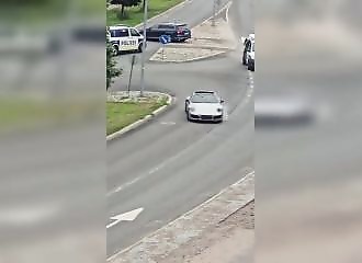 Stolen Porsche chases Finnish police