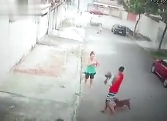 Mais quel courage ! Un homme sauve un enfant attaqué par un chien