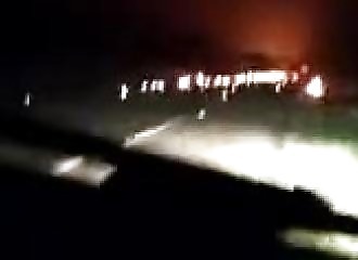 Un camion en feu sorti de l’enfer !