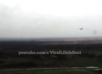 L’onde de choc après le tir d’un missile