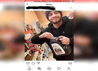 Salopard crache dans un bidon de thé glacé qu’il remet ensuite en rayon