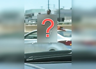 A woman finds an alternative way to cool off in Dallas