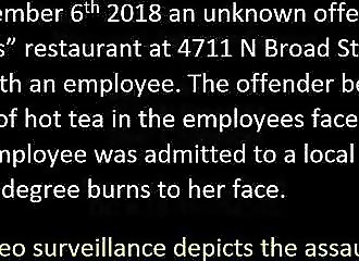 Philadelphie : un client en colère, il verse un verre de thé chaud sur le visage d’une restauratrice
