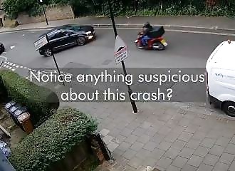 Scooterist caught in insurance fraud