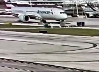 Boeing engine sucks in a baggage handler as it taxied to the gate