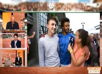 Le tennisman français Maxime Hamou embrasse de force une journaliste et se fait virer de Roland-Garros