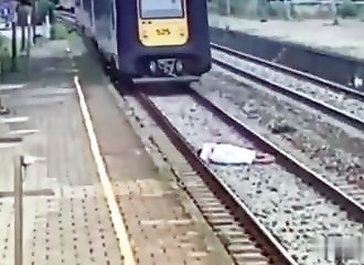 True suicide attempt or call for help? She throws herself under the train