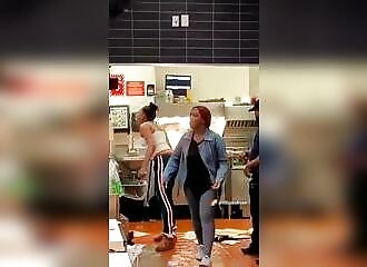 4 individuals ransack a McDonald's and pepper-spray employees