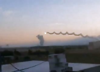 Hezbollah launches an uncontrollable missile that explodes in a Lebanese residential area