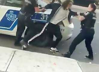 Arrêté par deux policières, un gringalet arrive à s'enfuir en se débattant