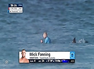Un surfeur se fait attaquer par un requin au cours d’une compétition