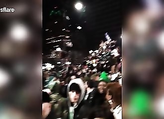 Des supporters des Eagles de Philadelphie saccagent la ville