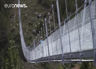 Suisse : inauguration du plus long pont suspendu du monde exclusivement réservé aux piétons