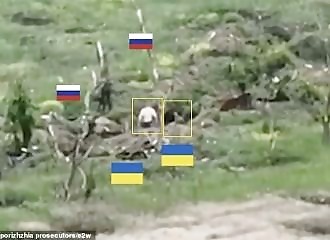 Appalling moment: Russian troops allegedly execute surrendering Ukrainian prisoners, a blatant war crime
