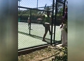 L’énorme pétage de plomb d’un tennisman iranien