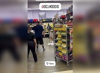 Violent altercation after beer theft in California