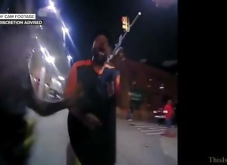 A police officer hits an individual who refuses to comply, and resigns 