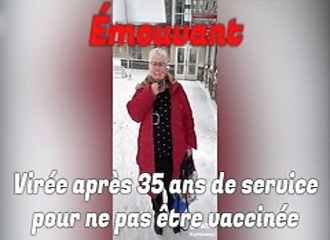 Cette institutrice est licenciée après 35 ans de service pour ne pas être vaccinée 