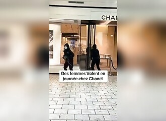 Cinq voleuses masquées pillent une boutique Chanel