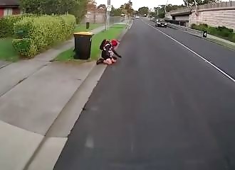 Motorist intentionally hits cyclist