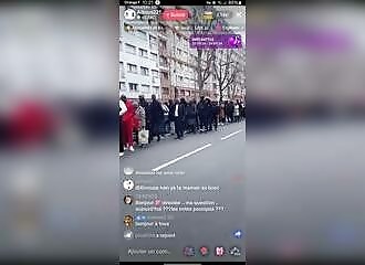 Cette interminable file d'attente pour les élections du Sénégal a eu lieu .. en France !