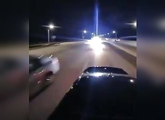 Il roule comme un fou sur route ouverte et le paye cher (Public averti)