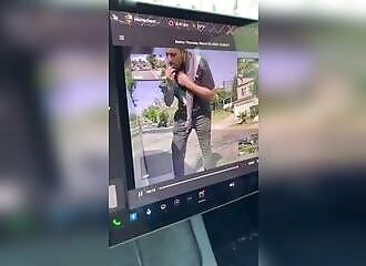 WTF He tries to make himself vomit on a Tesla