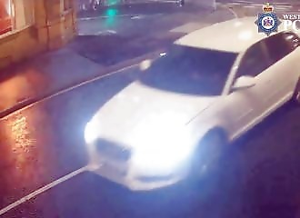 A hit-and-run driver knocks down a pensioner crossing the road and speeds off