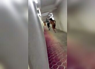 Video of NFL soccer player Terrell Lewis fleeing a prostitute after refusing to pay her