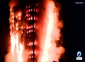 12 morts au moins lors de l’incendie d'un immeuble HLM à Londres