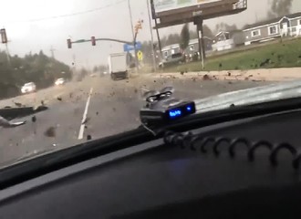 On se croirait dans un film apocalyptique hollywoodien (Utah)